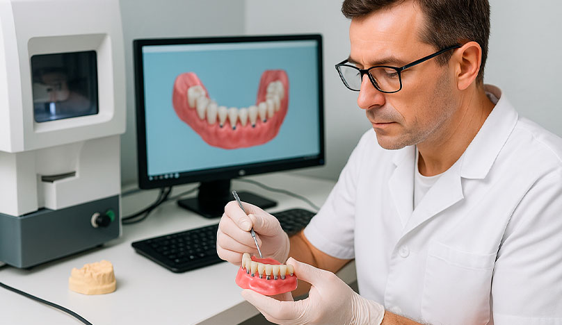 МКМ Медицина первой в регионе применила шаблоны All-on-6, напечатанные на биосовместимой смоле нового поколения